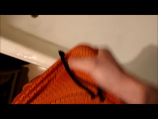 CUMMING IN MY BASKETBALL SHORTS