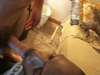 Shoving my Cock Down his Throat