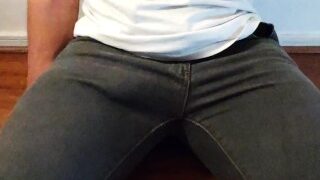 Cumming in my Jeans – Tiny Loser Load – Horny Virgin